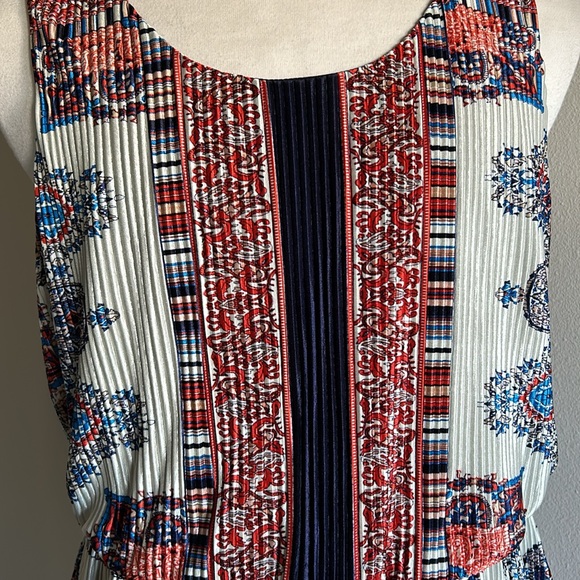 Christopher Banks | Women’s Maxi Dress Plus 14 Micro Pleat Satin Stretch Boho - Picture 3 of 13